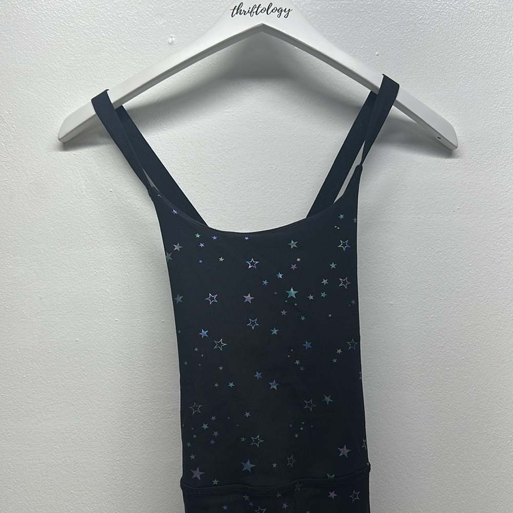 Beyond Yoga Black Star Print Jumpsuit - Picture 2 of 7